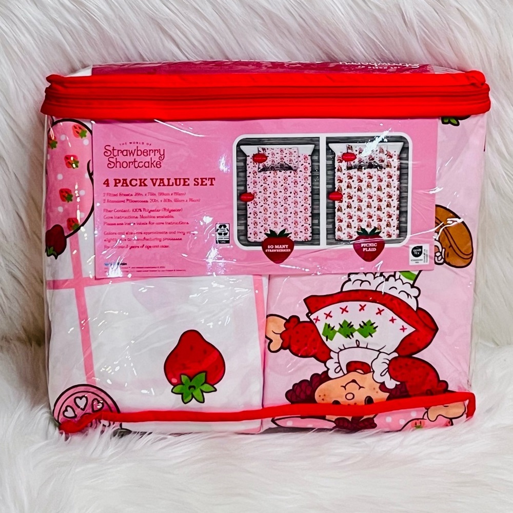 Strawberry Shortcake Sheet Set-Twin - Picture 2 of 5